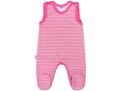 dupačky růžové s pruhy