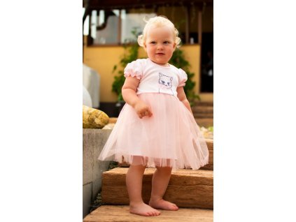 šatičky kočička růžové