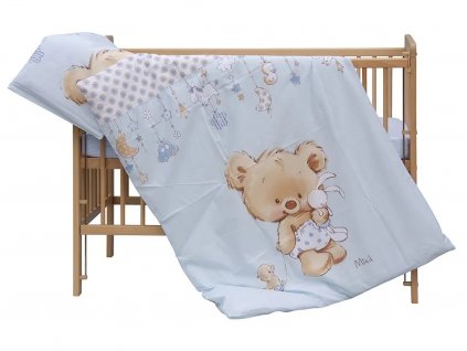 3101 1 povleceni do postylky 2dilne scarlett grisi modra 90 x 120 cm
