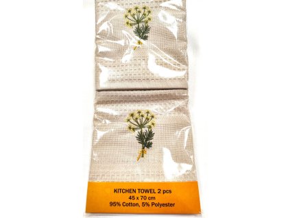 Vaflové utěrky - Fenykl