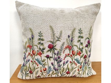 Povlak na polštář gobelín - Jetelíčky