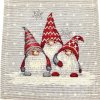 Gobelínové vánoční prostírání - Vánoční skřítci 20x20