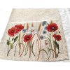 Gobelínový ubrus - Vlčí máky a chrpy
