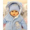 Kojenecký zimní kabátek - modrý