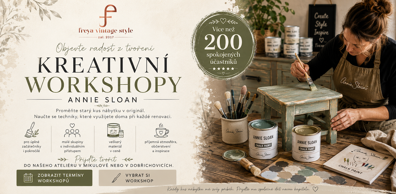 Kreativní workshopy Annie Sloan