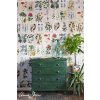 Amsterdam Green botanical chest of drawers image 1