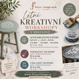 ✨ Srpen na Freyi bude patřit kreativitě! ✨ Máte doma kus nábytku, který si zaslouží druhou šanci? Nebo vás láká svět...