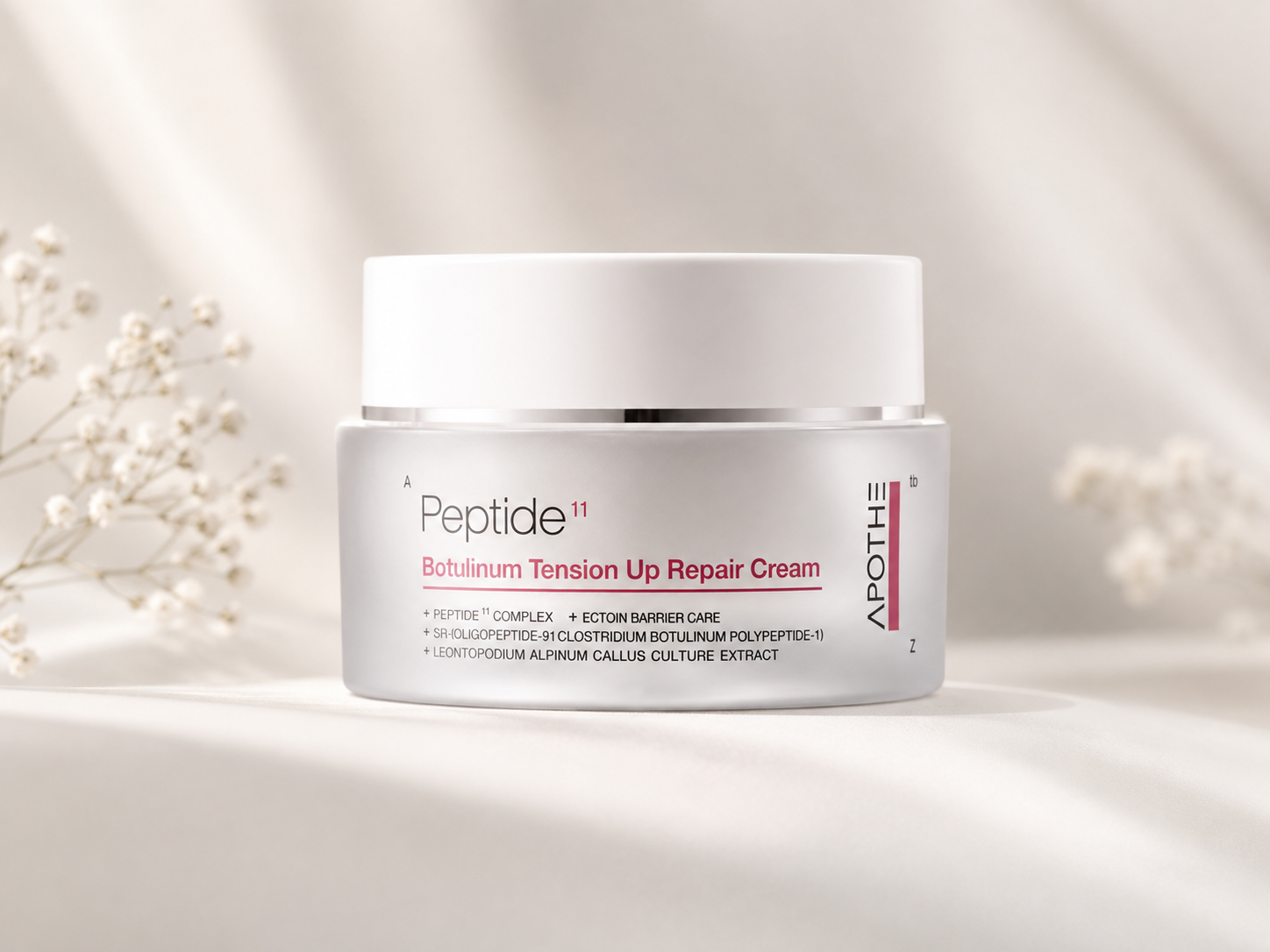 APOTHE Peptide 11 Botulinum Tension Up Repair Cream – korejský peptidový krém proti vráskám pro lifting a zpevnění pleti