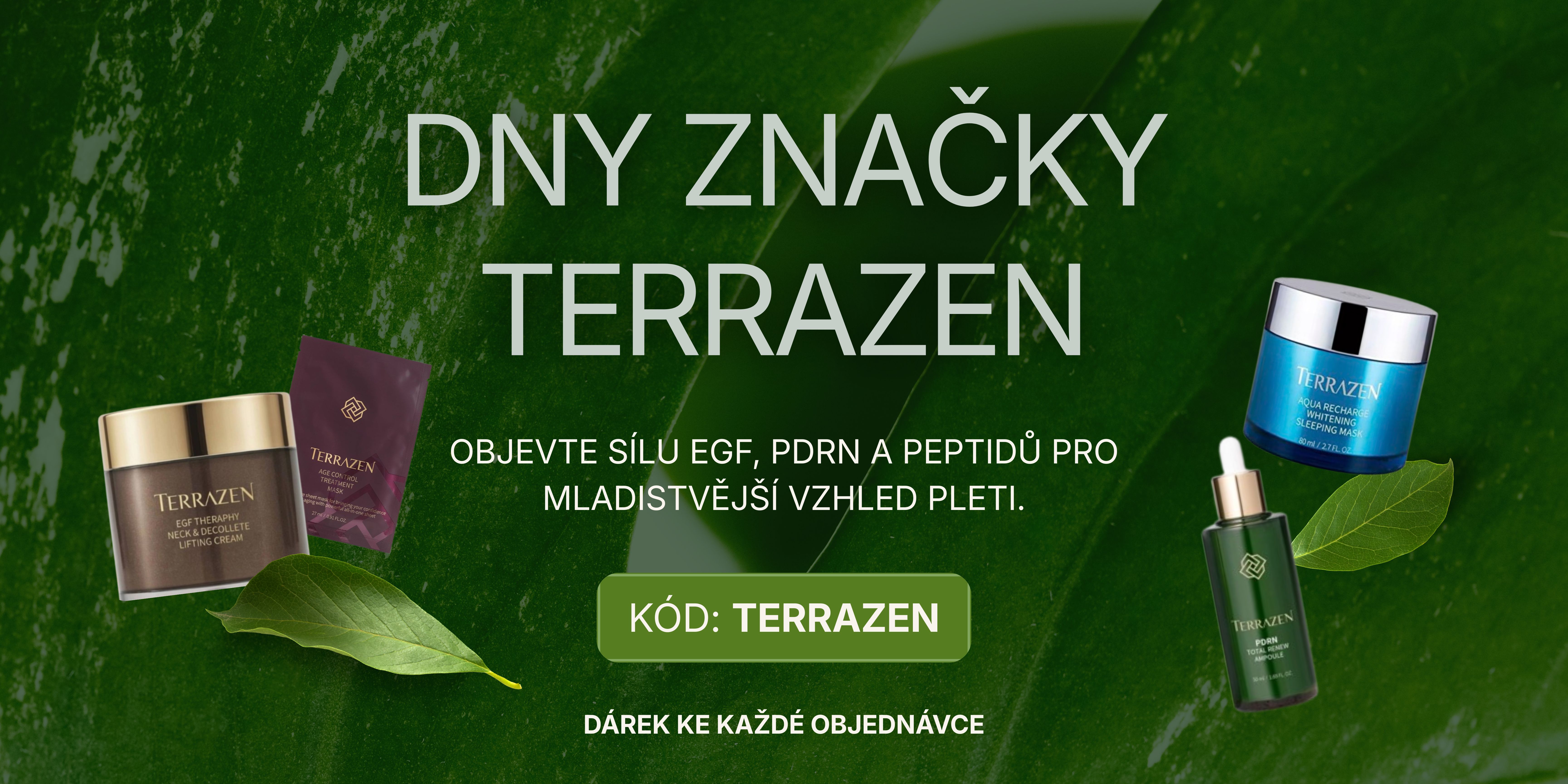 Dny značky Terrazen na FreyjasTouch.cz – korejská anti-age kosmetika s EGF, PDRN a peptidy pro pevnější a mladistvější pleť
