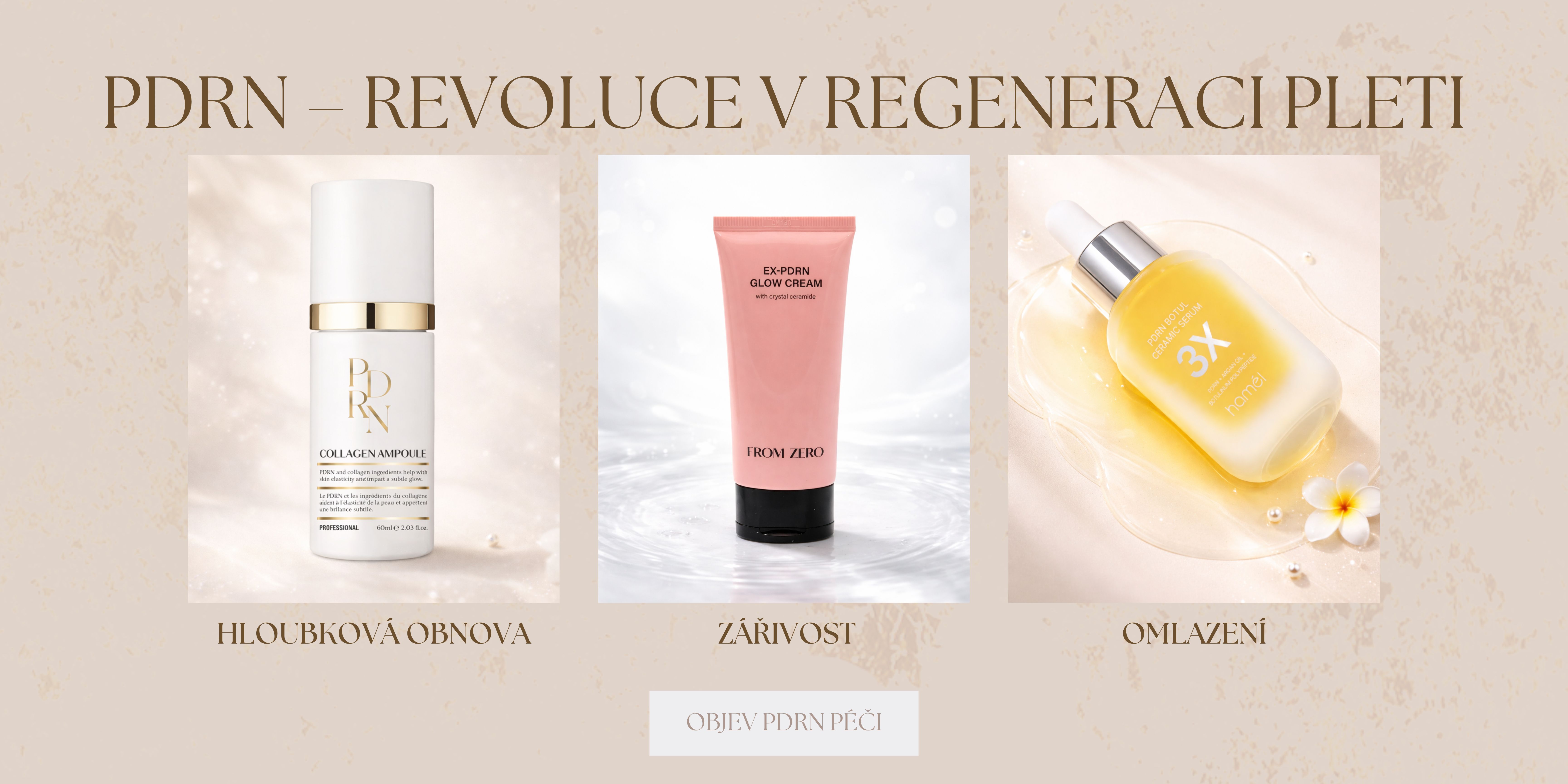 PDRN péče – omlazující korejská kosmetika pro hloubkovou regeneraci, zářivost a obnovu pleti