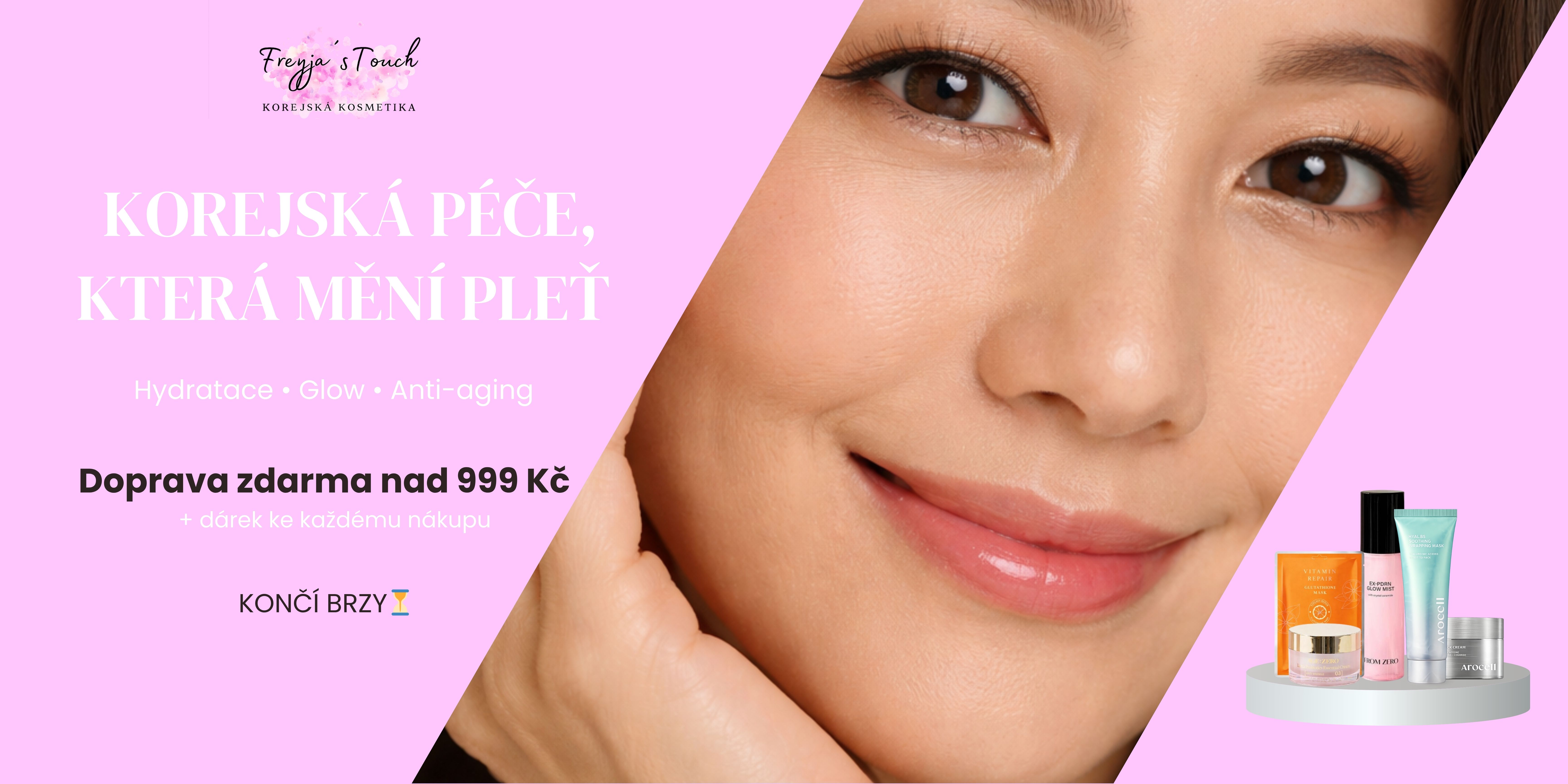 Korejská kosmetika Freyja´sTouch – doprava zdarma nad 999 Kč, dárek ke každému nákupu