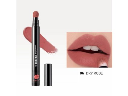 Passioncat Twist Velvet Tint No. 6 - rtěnka s houbičkovým aplikátorem č. 6
