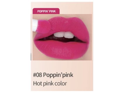 Passioncat Twist Velvet Tint No. 8 - rtěnka s houbičkovým aplikátorem č. 8
