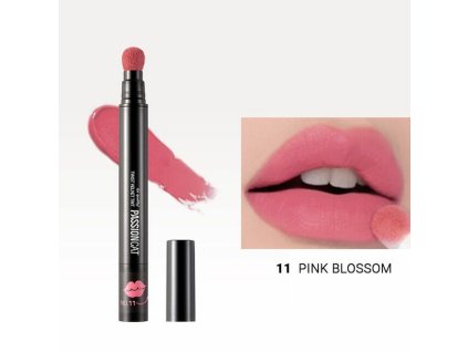 Passioncat Twist Velvet Tint No. 11 - rtěnka s houbičkovým aplikátorem č. 11