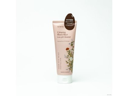Glamfox Ginseng Black Rice Low pH Cleanser - Čistící gel se ženšenem a černou rýží - 230 ml