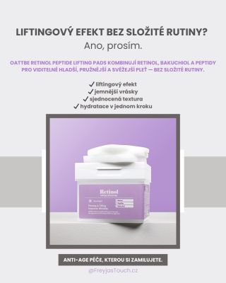 Pokud má pleť ztrátu pevnosti, první vrásky nebo působí unaveně, tohle je přesně typ produktu, který může udělat rozdíl....