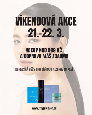 🚨 Jen tento víkend! Nakup nad 999 Kč a dopravu máš ZDARMA 🎁 Objev korejskou péči, která tvoji pleť rozjasní, vyživí a...