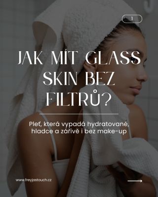 ✨ Glass skin není o filtrech. Je o správné a pravidelné péči o pleť. 💚 Hydratace, rozjasnění, regenerace a každodenní SPF...