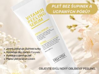 ❌ Drhnutí pleti ❌ Pocit pnutí po peelingu ❌ Mdlá a unavená pokožka ✅ Jemná exfoliace ✅ Rozjasnění díky vitaminu C a yuzu ✅...