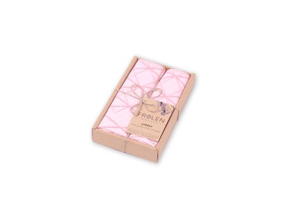 DÁRKOVÉ BALENÍ UTĚRKA SQUARE RŮŽOVÁ 50x70 BA/LEN