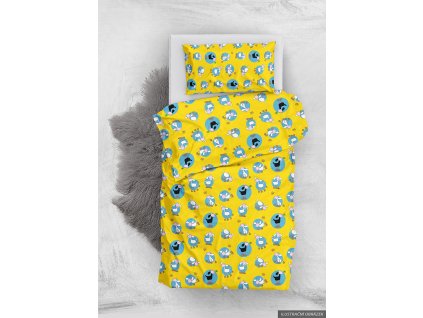 DĚTSKÉ LOŽNÍ POVLEČENÍ ŽIRAFA (CÍCHA A POLŠTÁŘ)