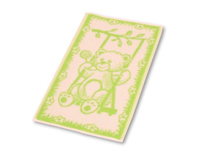 RUČNÍK MEDVÍDEK SV.ZELENÝ