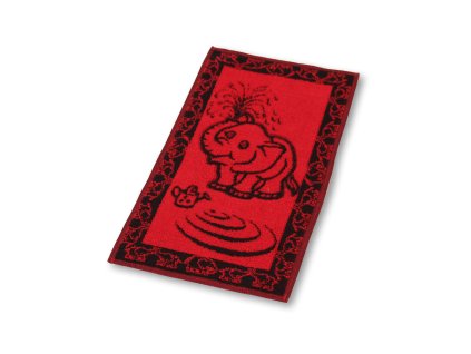 RUČNÍK SLŮNĚ ČERVENÝ/ČERNÝ