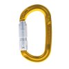 oval-shaped carabiner Singing Rock Oxy Triple Lock