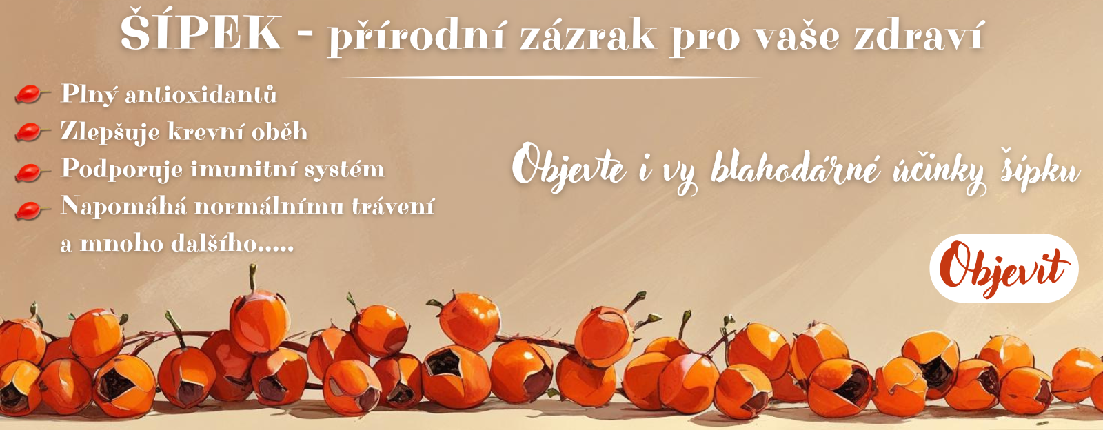 Objevte i vy blahodárné účinky šípku