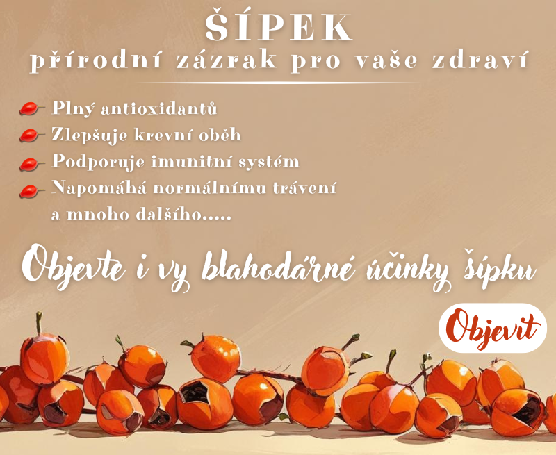 Objevte i vy blahodárné účinky šípku