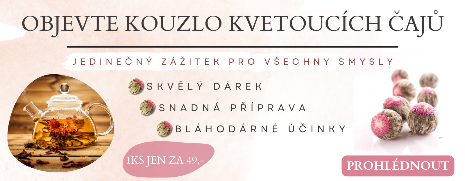 Objevte kouzlo kvetoucích čajů