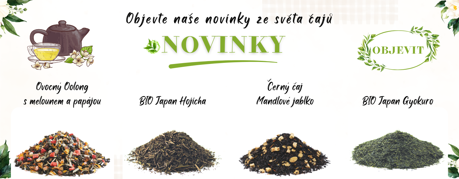 Nové prémiové čaje