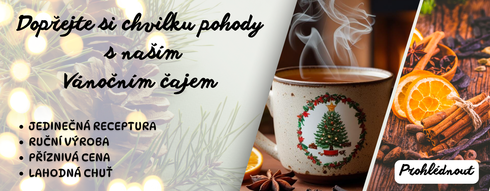 Dopřejte si chvilku pohody s našimi Vánočními čaji!