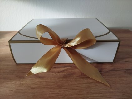 Darčeková krabička - zlatá