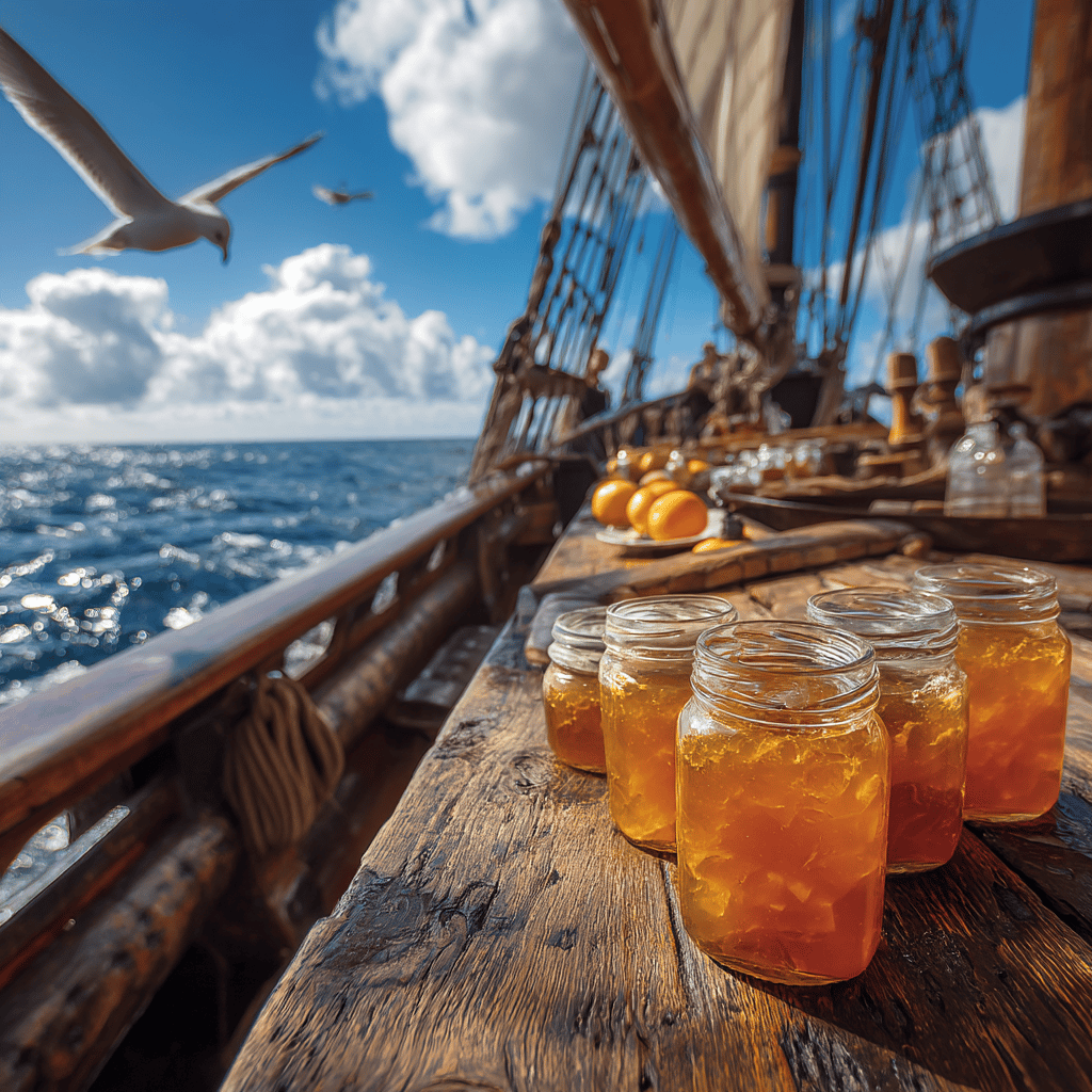 Marmeláda a námořní plavby: nezbytná zásoba pro dlouhé cesty