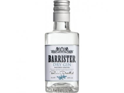 BARRISTER GIN DRY 0,05 L 40 % obj.