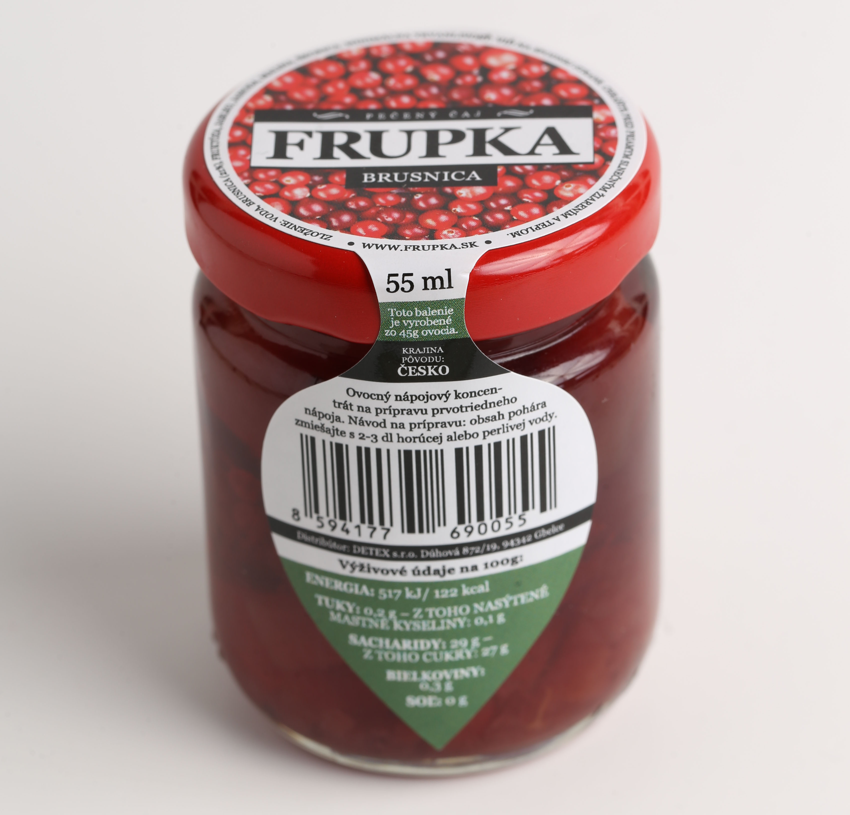 Frupka pečený čaj Brusnica 60 ml
