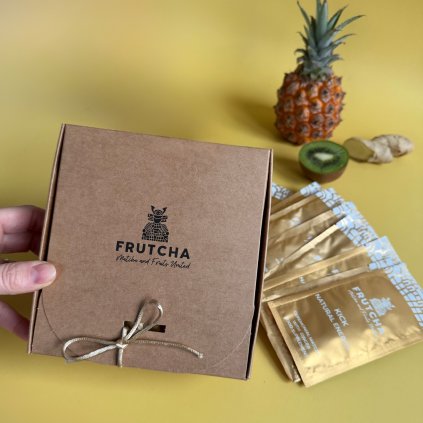Frutcha Kick  matcha + zázvor - 10 sáčků (100 g) - bio, povzbuzení, energie