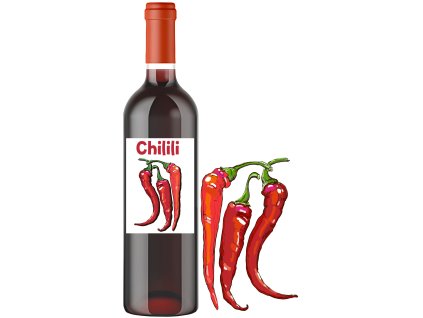 Chilili 0,75l  Kräuterwein mit Chili 14 % Alk.