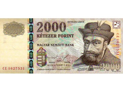 HUF 2000 1998 obverse