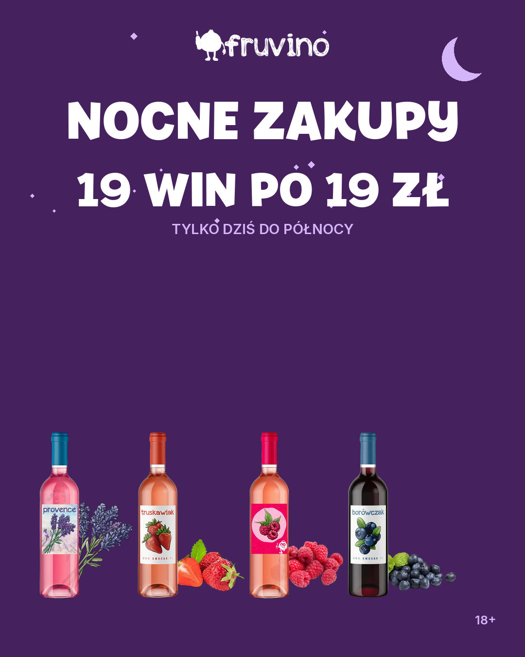 Nocne Zakupy trwają – 19 win po 19 zł, tylko dziś do północy