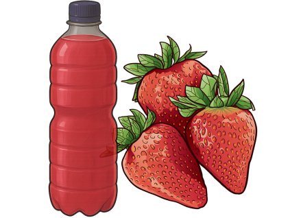 Truskawiak 1,5l (butelka PET)  z świeżych truskawek 11,5% alk.