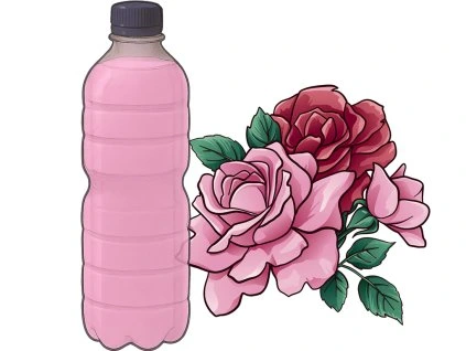 Roselinda 1,5l (butelka PET)  z maceratu z kwiatów róż 12% alk.