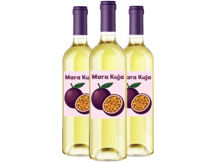 3x Mara Kuja 0,75l  Maracuja specială 11% alcool.