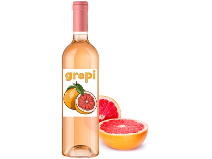 Grepi 0,75l  Vin rose de grepfrut | 12% alc.