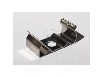 Príchytka zaklapávacia LP101-CLIP pre LED profil povrchový LP101 kovový