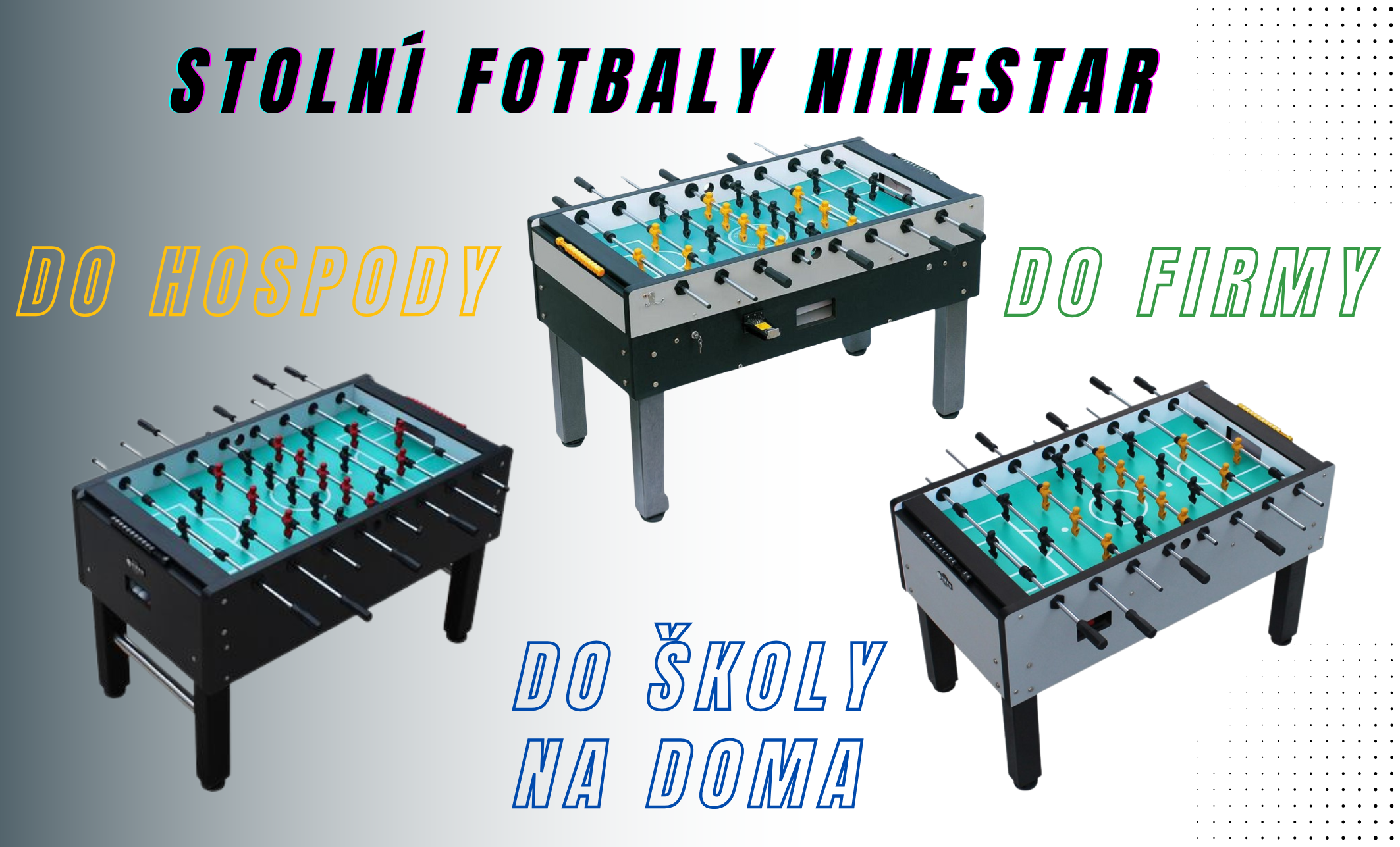 Stolní fotbálek do firmy, do hospody, na doma, do školy