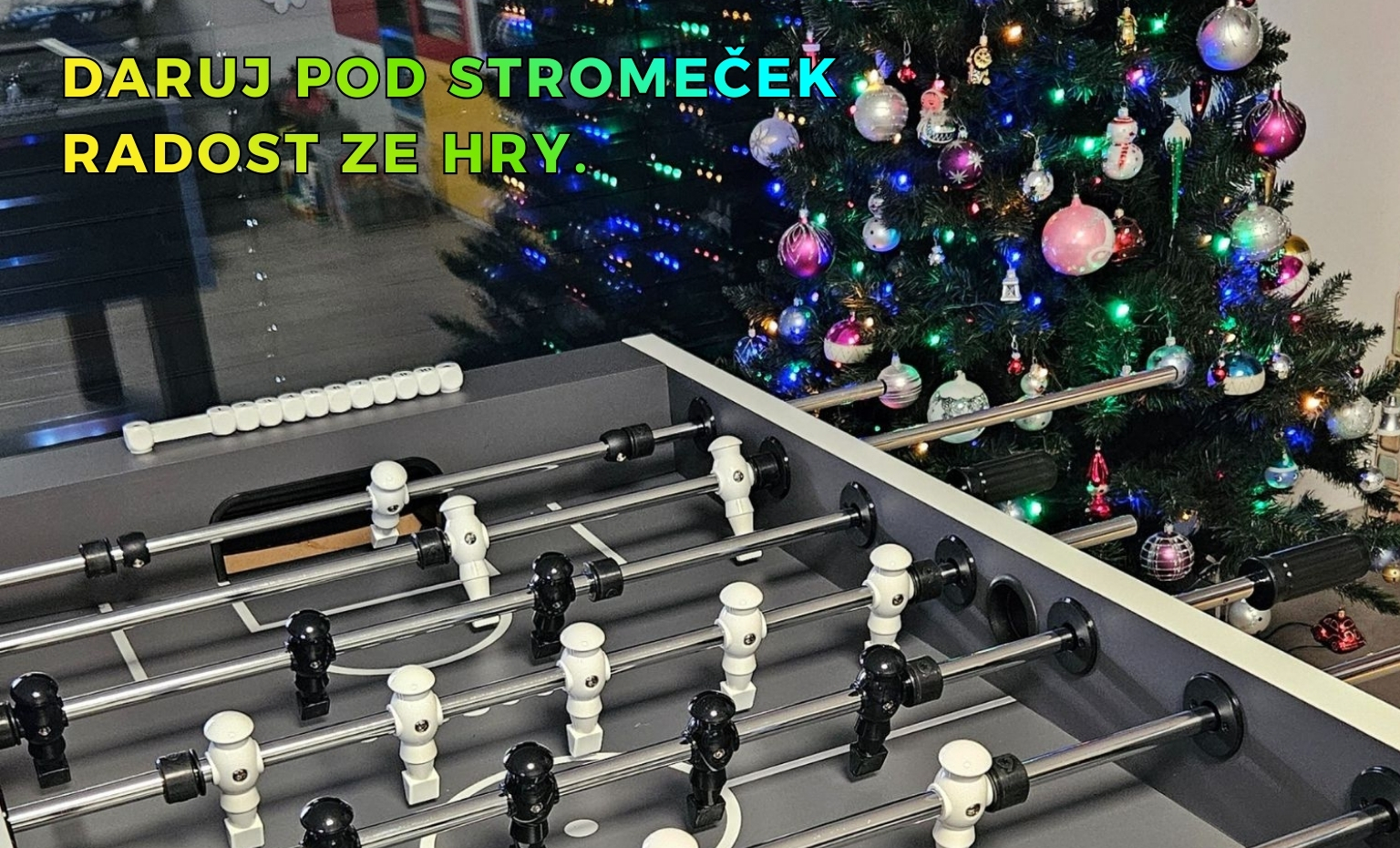 Stolní fotbal pod stromeček na doma, do firmy, do školy - FTB.cz