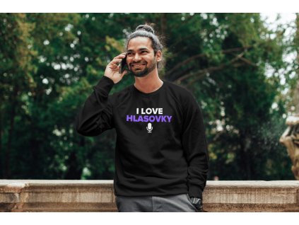 I LOVE HLASOVKY - mikina