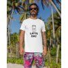 Tričko Latte DAD – bílé tričko pro moderního tátu